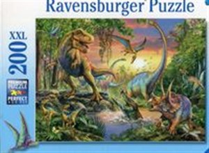 Obrazek Puzzle XXL 200 Świat dinozaurów