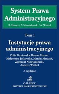 Obrazek Instytucje prawa administracyjnego Tom 1