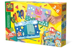 Obrazek Uczę się przyklejać i rozpoznawać kształty