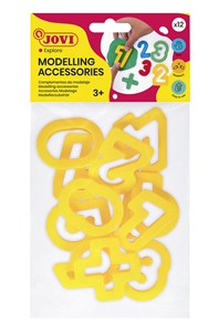 Obrazek Foremki cyfry do mas plastycznych 12 szt.