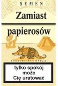 Obrazek Zamiast papierosów opakowanie żółte Tylko spokój może Cię uratować. 40 porad, jak odzyskać spokój