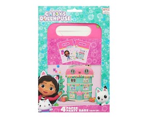 Obrazek Torebki papierowe Gabby's Dollhouse 4szt.