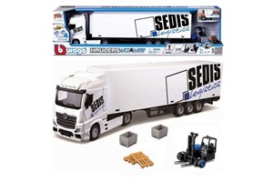 Picture of BBURAGO MODEL MERCEDES BENZ ACTROS HAULER  1:43