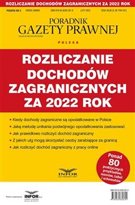 Picture of Rozliczanie dochodów zagranicznych za 2022 rok Podatki 3/2023