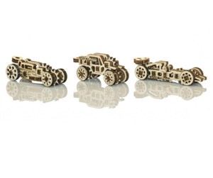 Obrazek Drewniane puzzle 3D Samochody wyścigowe