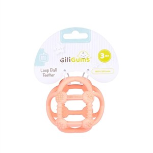 Obrazek Piłka gryzak brzoskwiniowa