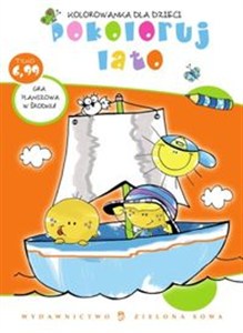 Obrazek Pokoloruj lato Kolorowanka dla dzieci