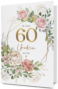 Picture of Karnet Urodziny 60