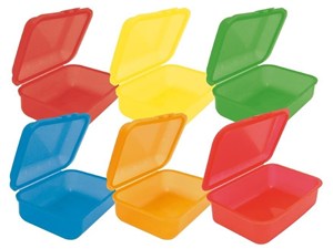 Obrazek Pojemnik na śniadanie 15x11cm MIX