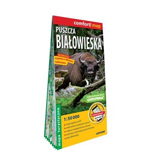 Obrazek Puszcza Białowieska laminowana mapa turystyczna 1:50 000