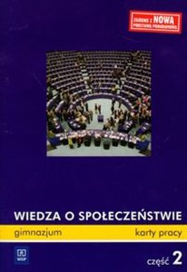 Obrazek Wiedza o społeczeństwie Część 2 Karty pracy Gimnazjum