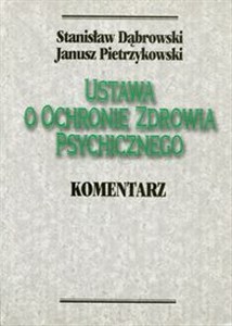 Obrazek Ustawa o ochronie zdrowia psychicznego Komentarz