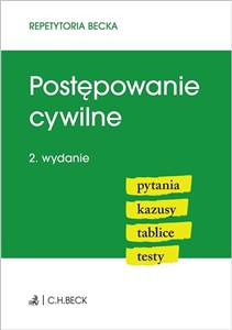 Obrazek Postępowanie cywilne Pytania Kazusy Tablice Testy