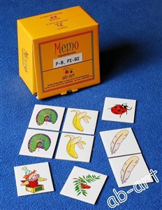 Picture of Memo logopedyczne obrazkowe p-b, pi-bi