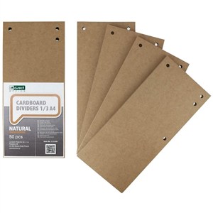 Obrazek Przekładki kartonowe A4 1/3 Craft 50szt. D.RECT