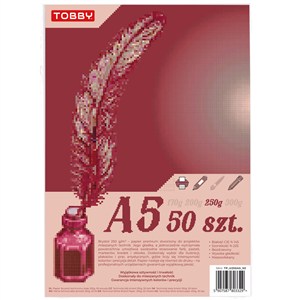 Picture of Papier Brystol A5 50 ark.250g