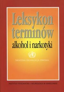 Obrazek Leksykon terminów alkohol i narkotyki