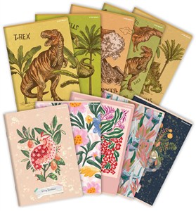 Picture of Paczka Zeszyt A5 32k kratka dino/spring pakiet 10 sztuk