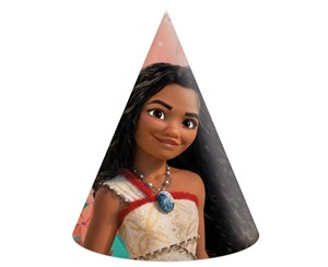 Obrazek Czapeczki papierowe Moana 6szt