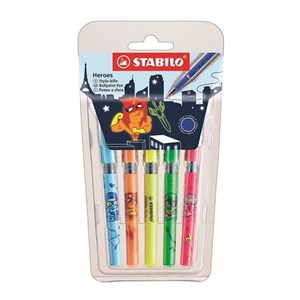 Picture of DŁUGOPIS STABILO MINI HEROES 5SZT
