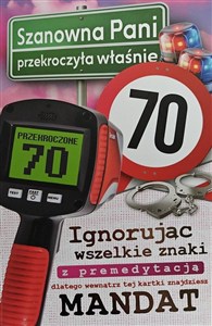 Picture of Karnet Urodziny 70