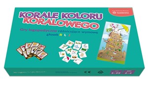 Obrazek Korale koloru koralowego Gry logopedyczne