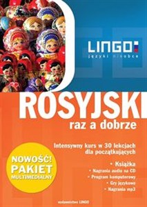 Obrazek Rosyjski raz dobrze + pakiet multimedialny Intensywny kurs w 30 lekcjach