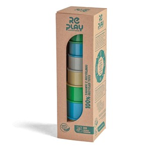 Obrazek RePlay kubeczki piramidka edukacyjna 8el 43110