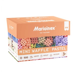 Obrazek Marioinex Mini Waffle Pastel 500 elementów