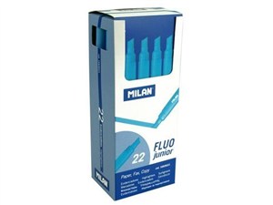 Picture of Zakreślacz Fluo Junior niebieski (22szt) MILAN