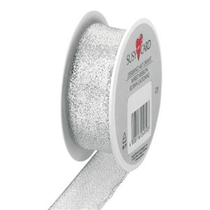 Obrazek Wstążka 2mx25mm Srebrna