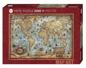 Obrazek Puzzle 2000 Świat (Puzzle+plakat)