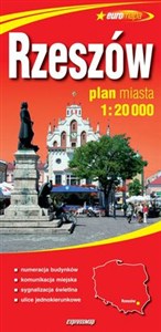Obrazek Rzeszów plan miasta 1:20 000