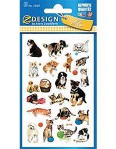 Picture of Naklejki papierowe - pieski kotki