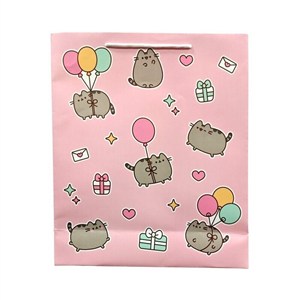 Obrazek Paczka Torbka prezentowa Pusheen różowa 40X35X12CM 12 stuk GBAG120X
