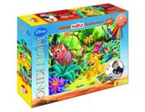 Obrazek Puzzle dwustronne Król Lew 108 + mazaki