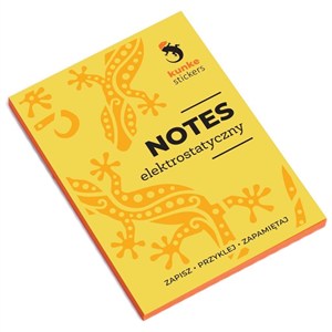 Picture of Notes elektrostatyczny pomarańczowy 100 karteczek
