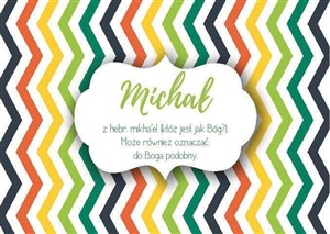 Obrazek Magnes Imiona - Michał