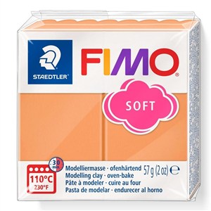 Obrazek Masa termoutwardzalna Fimo 57g papaja sorbet