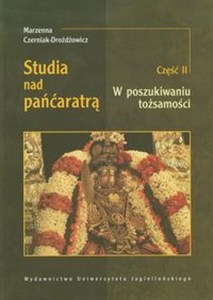 Picture of Studia nad pańćaratrą część 2 W poszukiwaniu tożsamości