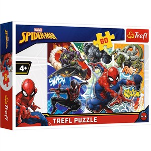 Obrazek Puzzle 60 Waleczny Spider-Man
