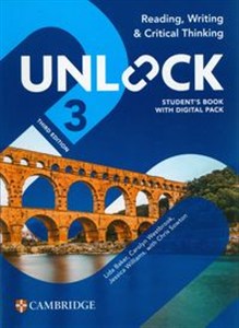 Obrazek Unlock 3 Reading, Writing and Critical Thinking Student's Book with Digital Pack