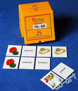 Picture of Memo logopedyczne wyrazowo-obrazkowe pr-br