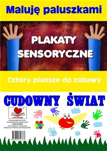 Obrazek Plakaty sensoryczne Maluję paluszkami Cudowny świat