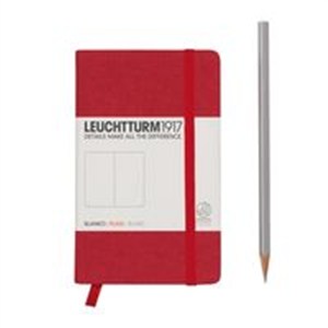 Obrazek Notes Pocket Leuchtturm1917 gładki czerwony 333357 333357