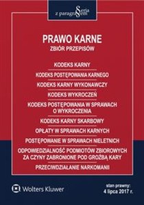 Obrazek Prawo karne Zbiór przepisów