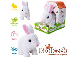 Obrazek Króliczek interaktywny biały