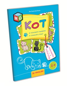 Obrazek Kot kolorowanka edukacyjna