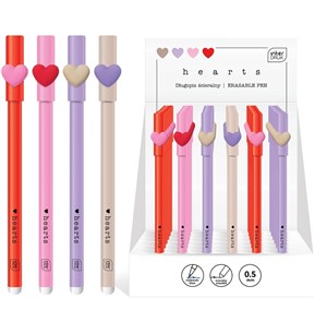 Picture of Długopis ścieralny Hearts (36szt)