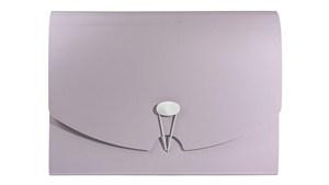 Obrazek Teczka A4 harmonijkowa PP róż morandi